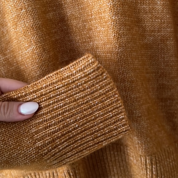 Loft Petite Orange Sweater - Picture 2 of 5
